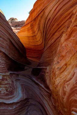 Arizona Wave - Pariah Canyon, ABD 'de ünlü jeoloji kaya oluşumu