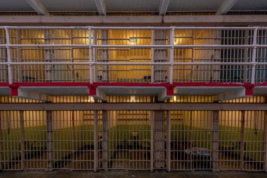 San Frncisco 'daki Alcatraz Ulusal Parkı' nda hiç kimsenin fotoğrafı yok.