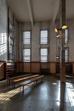 San Frncisco 'daki Alcatraz Ulusal Parkı' nda hiç kimsenin fotoğrafı yok.