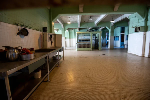 Alcatraz-Nationalpark in San Frncisco, keine Menschen im Inneren Foto — Stockfoto