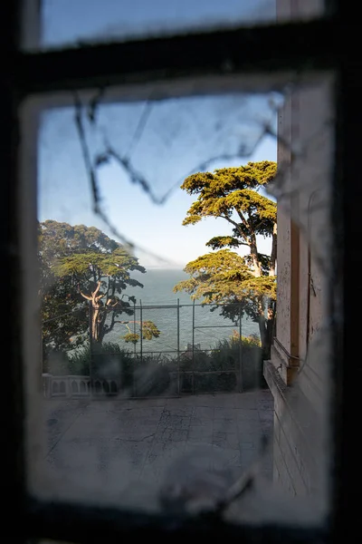 Alcatraz-Nationalpark in San Frncisco, keine Menschen im Inneren Foto — Stockfoto