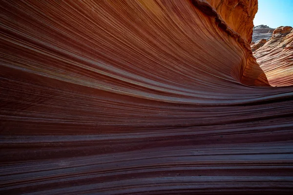 Arizona Wave - Famosa formación de rocas geológicas en el Cañón Pariah — Foto de Stock