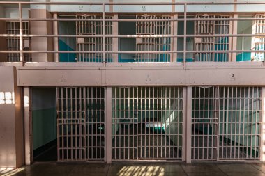San Frncisco 'daki Alcatraz Ulusal Parkı' nda hiç kimsenin fotoğrafı yok.