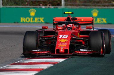 SOCHI, RUSSIA - 29 Eylül 2019: Rusya Formula 1 Grand Prix