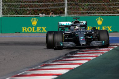 SOCHI, RUSSIA - 29 Eylül 2019: Rusya Formula 1 Grand Prix