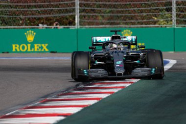 SOCHI, RUSSIA - 29 Eylül 2019: Rusya Formula 1 Grand Prix
