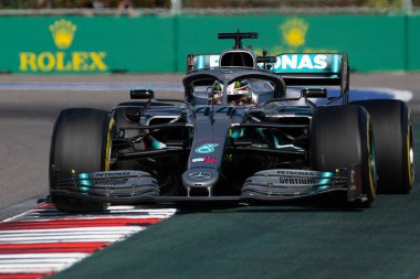 SOCHI, RUSSIA - 29 Eylül 2019: Rusya Formula 1 Grand Prix