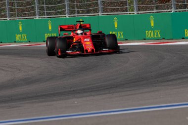 SOCHI, RUSSIA - 29 Eylül 2019: Rusya Formula 1 Grand Prix