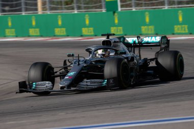 SOCHI, RUSSIA - 29 Eylül 2019: Rusya Formula 1 Grand Prix