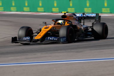 SOCHI, RUSSIA - 29 Eylül 2019: Rusya Formula 1 Grand Prix