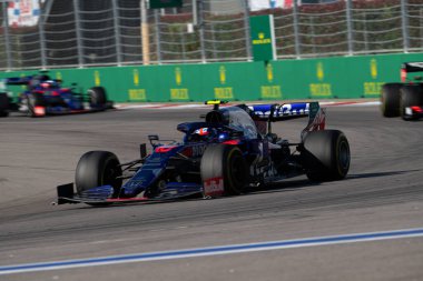 SOCHI, RUSSIA - 29 Eylül 2019: Rusya Formula 1 Grand Prix