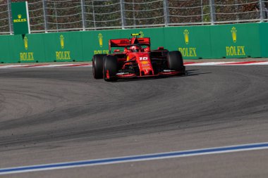 SOCHI, RUSSIA - 29 Eylül 2019: Rusya Formula 1 Grand Prix