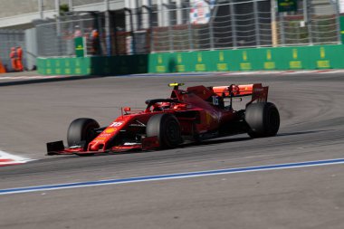 SOCHI, RUSSIA - 29 Eylül 2019: Rusya Formula 1 Grand Prix