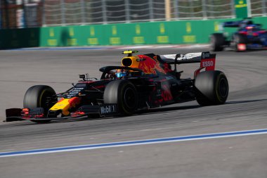 SOCHI, RUSSIA - 29 Eylül 2019: Rusya Formula 1 Grand Prix