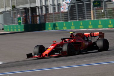 SOCHI, RUSSIA - 29 Eylül 2019: Rusya Formula 1 Grand Prix