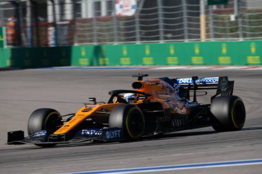SOCHI, RUSSIA - 29 Eylül 2019: Rusya Formula 1 Grand Prix