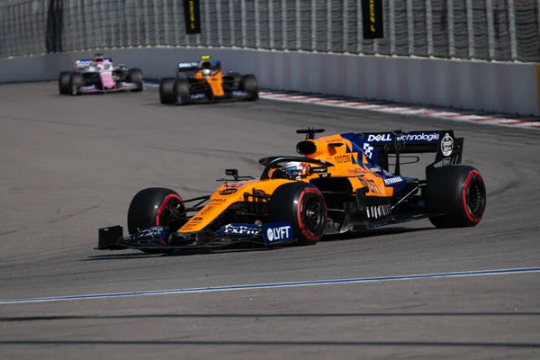 SOCHI, RUSSIA - 29 Eylül 2019: Rusya Formula 1 Grand Prix 'inde Yarış Başladı