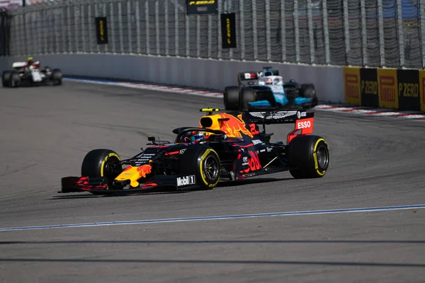 Sochi Russia September 2019 Race Start Formula Grand Prix Russia — Stock Photo, Image