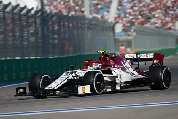 Sochi Russia September 2019 Race Start Formula Grand Prix Russia — Stock Photo, Image