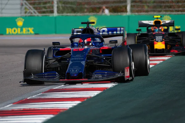 Sochi Russia Settembre 2019 Gara Partenza Gran Premio Formula Della — Foto Stock