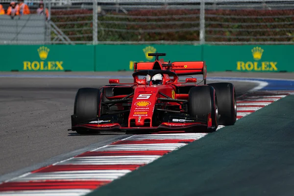 Sochi Russia Settembre 2019 Gara Partenza Gran Premio Formula Della — Foto Stock