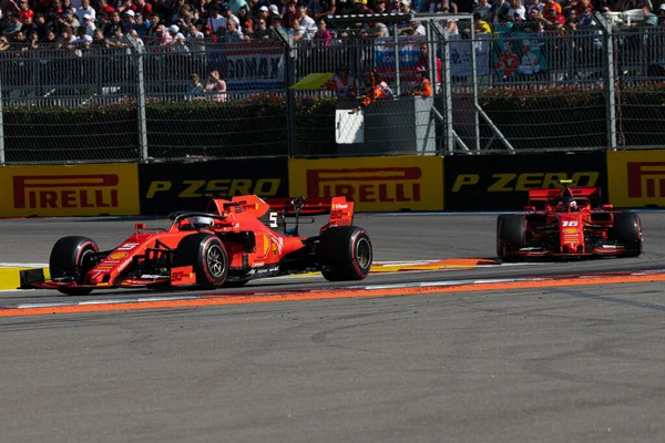 Sochi Russia Settembre 2019 Gara Partenza Gran Premio Formula Della — Foto Stock