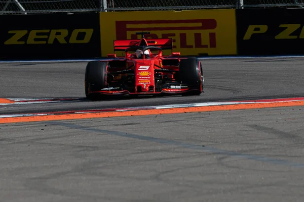 Sochi Russia Settembre 2019 Gara Partenza Gran Premio Formula Della — Foto Stock