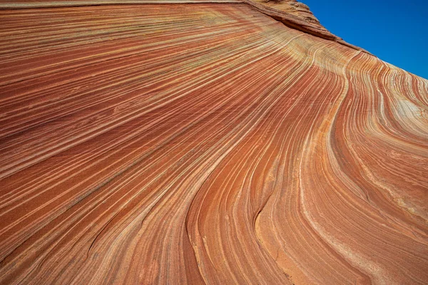 Arizona Wave - Famosa formación de rocas geológicas en el Cañón Pariah — Foto de Stock