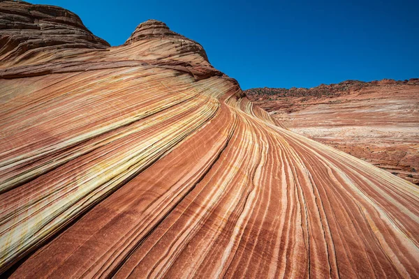 Arizona Wave - Famous Geology rock formation in Pariah Canyon — Stock Photo, Image