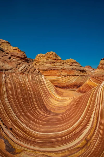 Arizona Wave - Famous Geology rock formation in Pariah Canyon — Stock Photo, Image