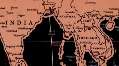 Covid-19 İnsani Bağış Konsepti, Asya 'nın çizik haritası, Tayland