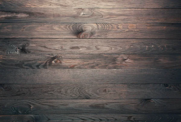 Donkere houten achtergrond horizontaal — Stockfoto