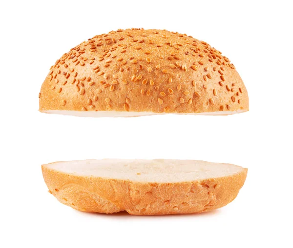 Burger buns empty isolated on white — Stock Photo, Image