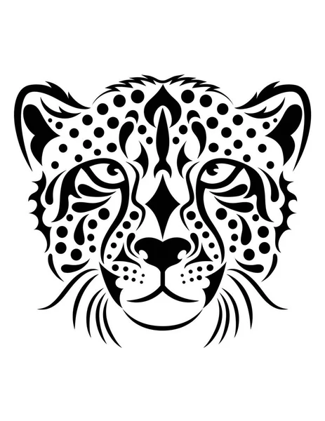 Głowy, dzikie Cheetah. — Wektor stockowy