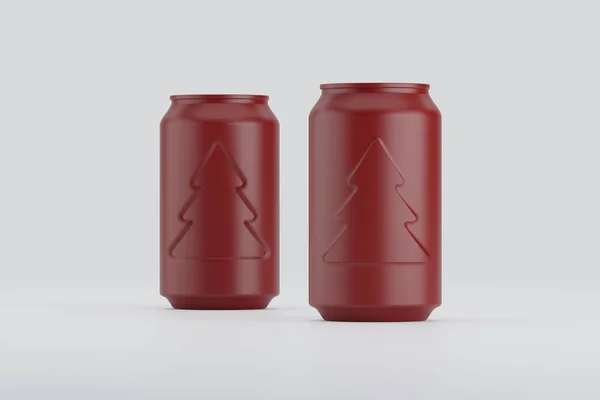 Bebida Año Nuevo Una Lata Aluminio Con Logotipo — Foto de Stock