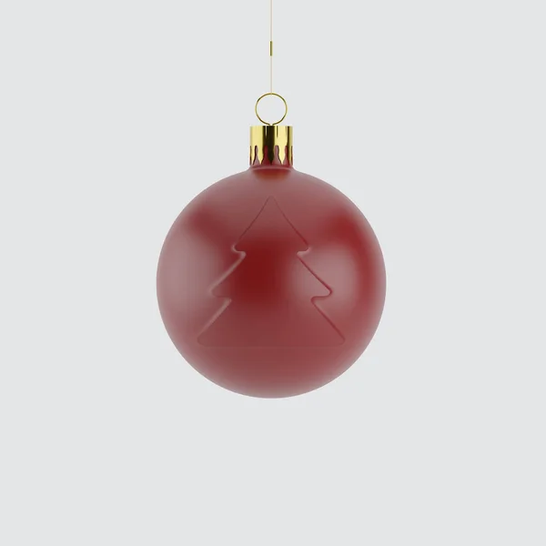Christmas Ball Christmas Tree — Stock Photo, Image