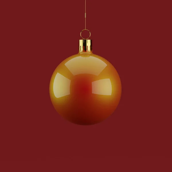 Palla Natale Sull Albero Natale — Foto Stock