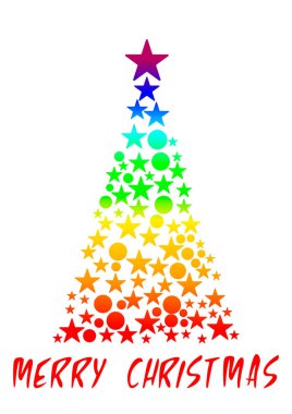Yazılı mutlu Noeller, kış tatilleri, Noel ağacının soyut görüntüsü. Poster, tatil broşürü..