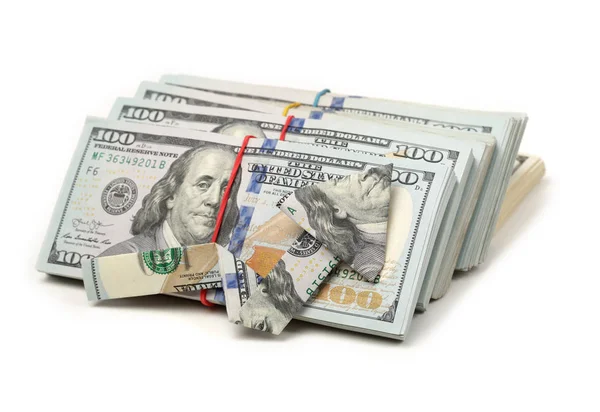 Dollar Chart White — Stock Photo, Image