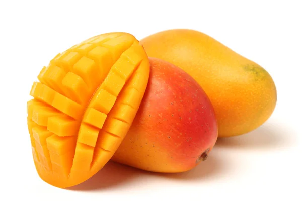 Mango Isolated White Background — Stock Photo, Image
