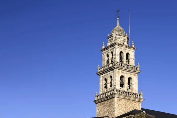 Encina Virgin Renaissance and baroque church tower in Ponferrada — стоковое фото