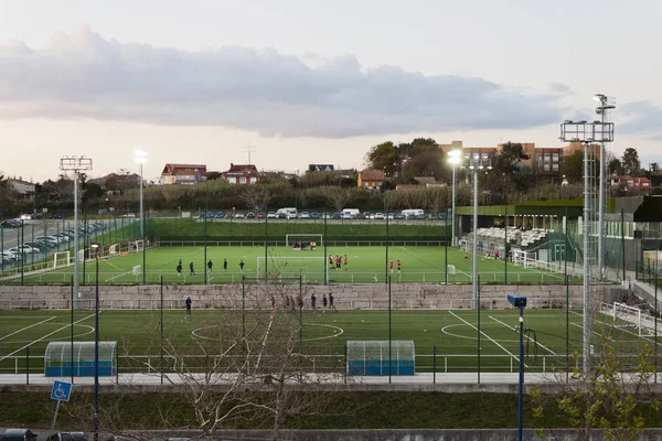 Vigo Espanha Fevereiro 2020 Sessão Treinamento Equipe Juvenil Arenas Alcabre — Fotografia de Stock