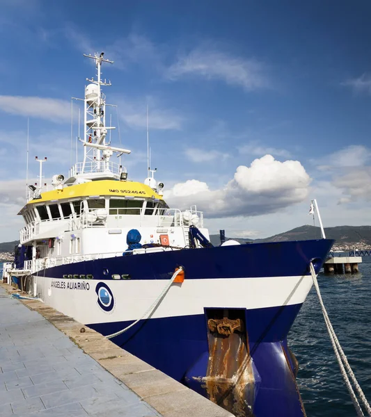 Vigo Spain Jan 2020 Angeles Alvarino Multipurpose Oceanographic Research Vessel — Stock fotografie
