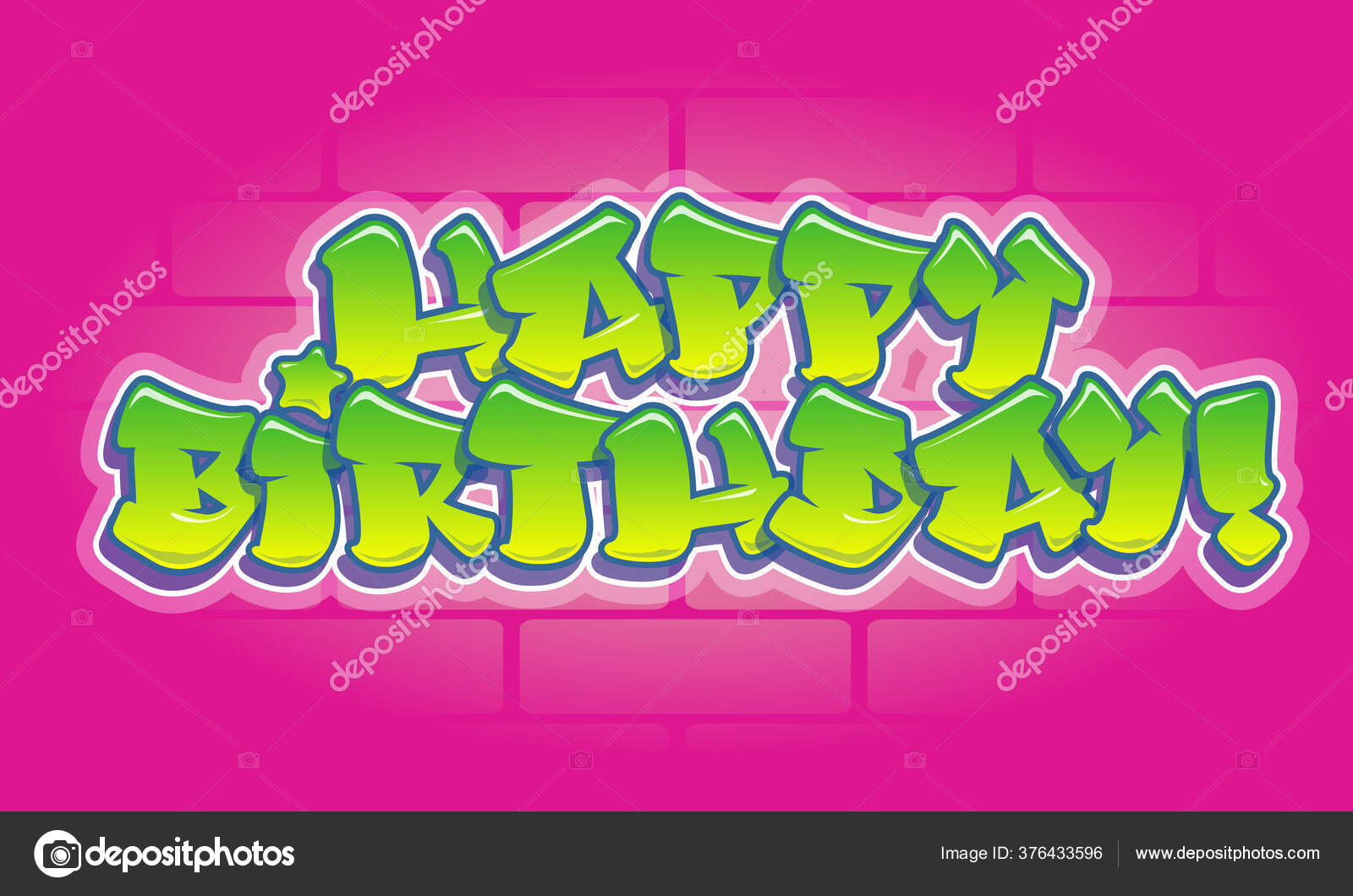 Style De Graffiti Joyeux Anniversaire Images Vectorielles Style De Graffiti Joyeux Anniversaire Vecteurs Libres De Droits Depositphotos