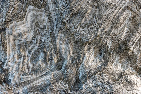 地下塩鉱山における天然塩の灰色の質感 — ストック写真