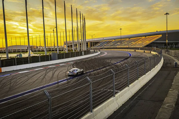 Speed Roar Engines Cars Whirlwind Rush Track Sochi — Stockfoto