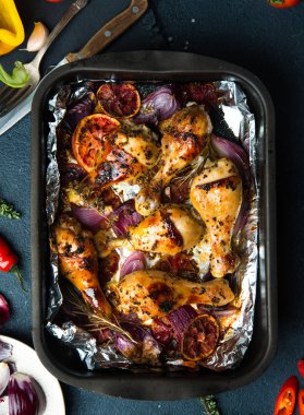 kızarmış tavuk drumsticks