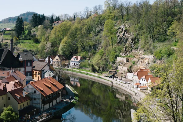 Άποψη του Cesky Krumlov — Φωτογραφία Αρχείου