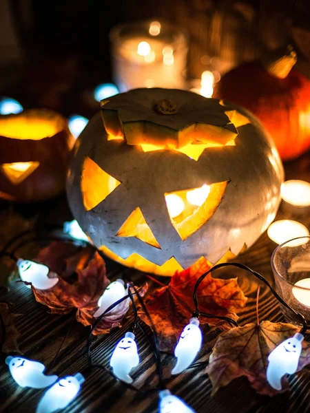 Cadılar Bayramı ürkütücü jack-o-fener