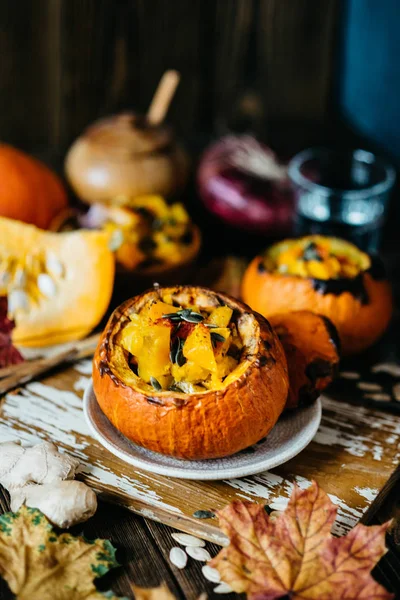 Vegetable stew with pumpkin — Stock Photo, Image